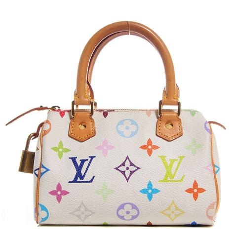 louis vuitton multicolor mini sac hl speedy bag white|authentic louis vuitton multicolored speedy .